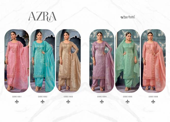 Azra by Shalika Embroidery Organza Designer Salwar Kameez Wholesale Price In Surat
